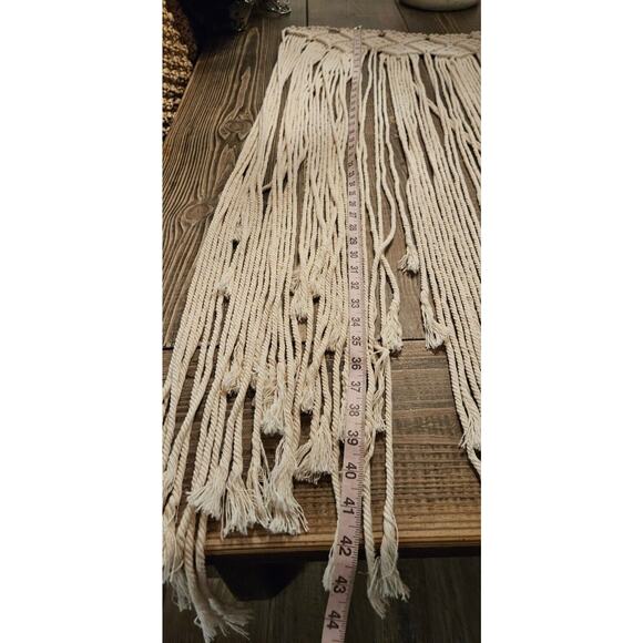 Macrame Boho Wall Hanging Wedding Backdrop Handmade Door Window Curtain Decor - Picture 13 of 13
